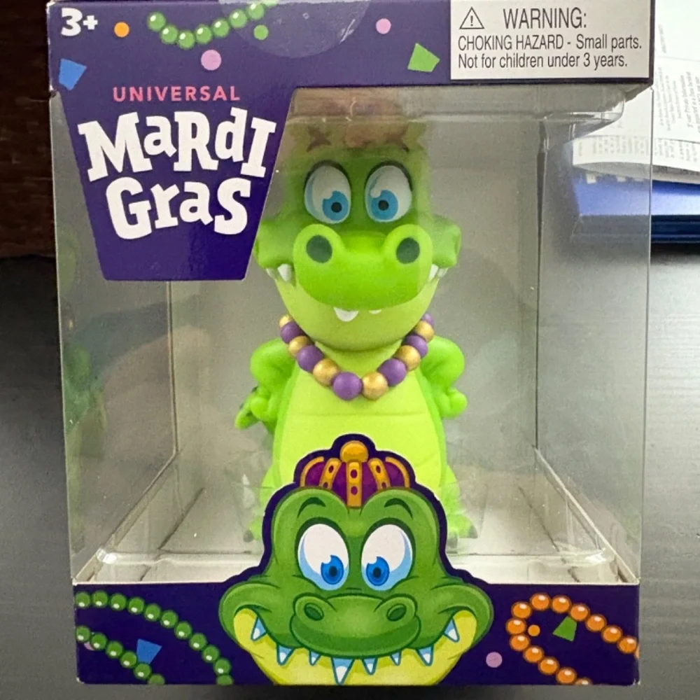 Universal Mardi Gras 2025 Gator Collectible Figure